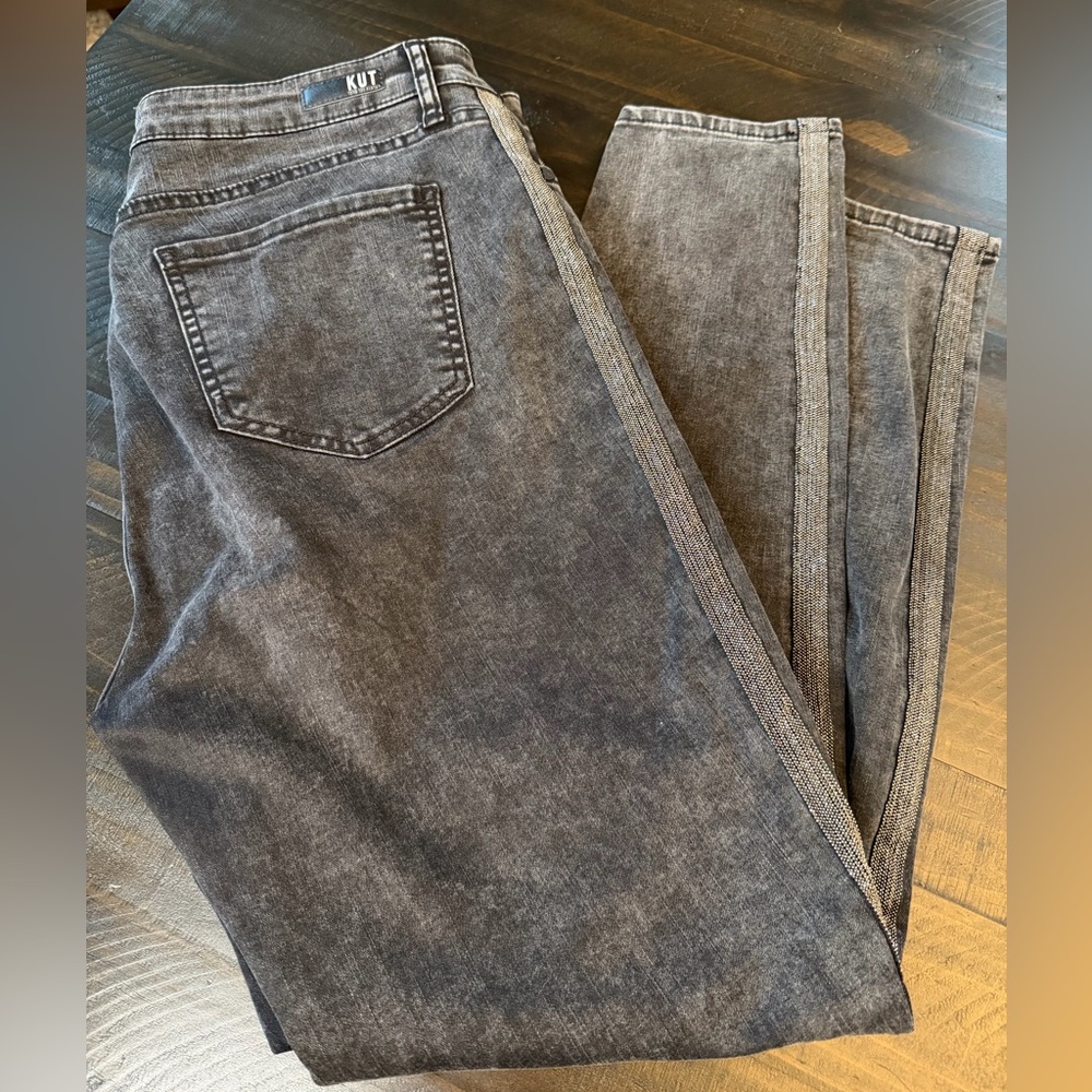 Kut from the Kloth Women’s Washed Black Jeans